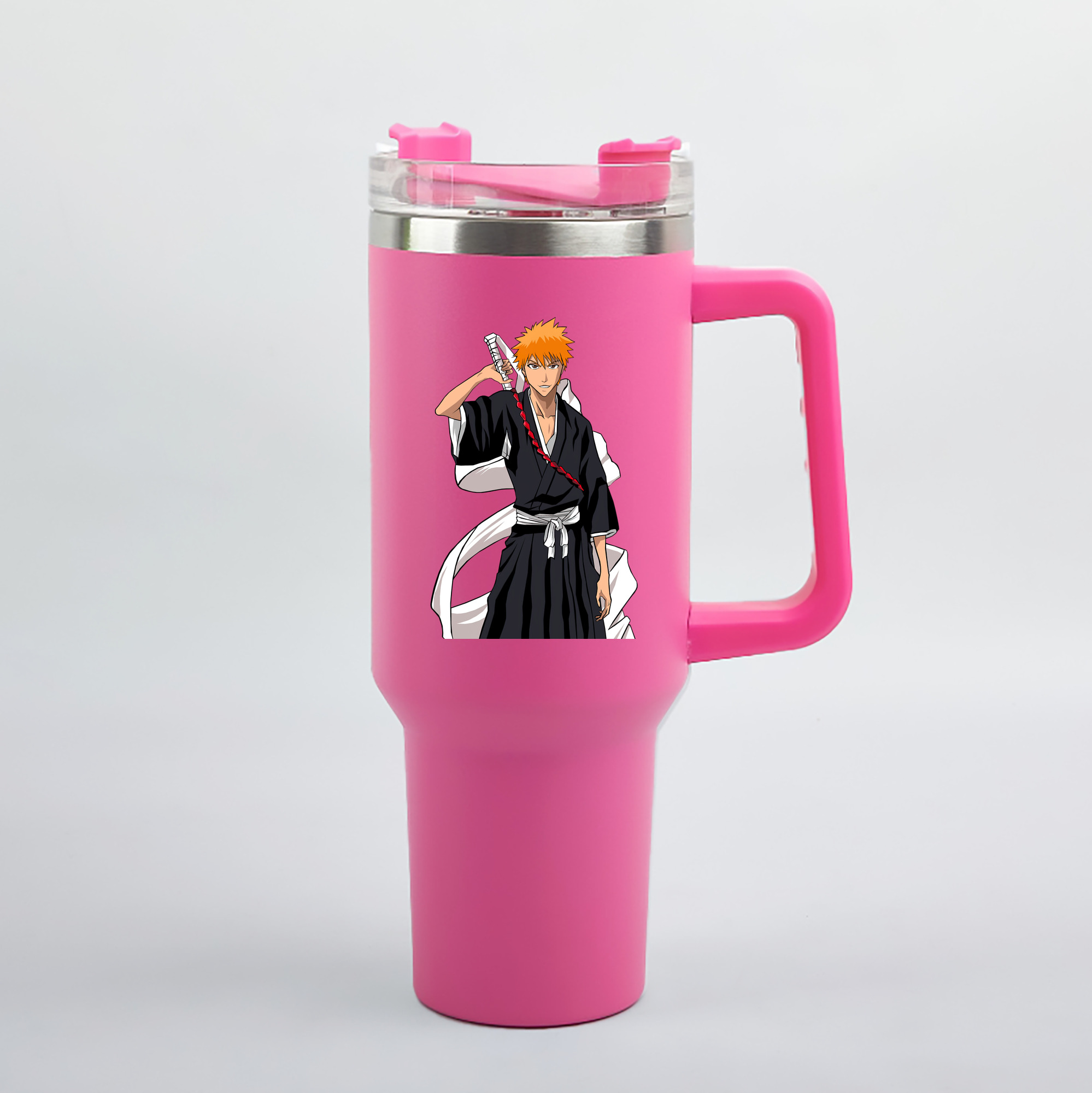 （画像用） ブリーチ 黒崎一護（くろさき いちご）BLEACH Kurosaki Ichigo 1200mL車用タンブラー（カラープリント）